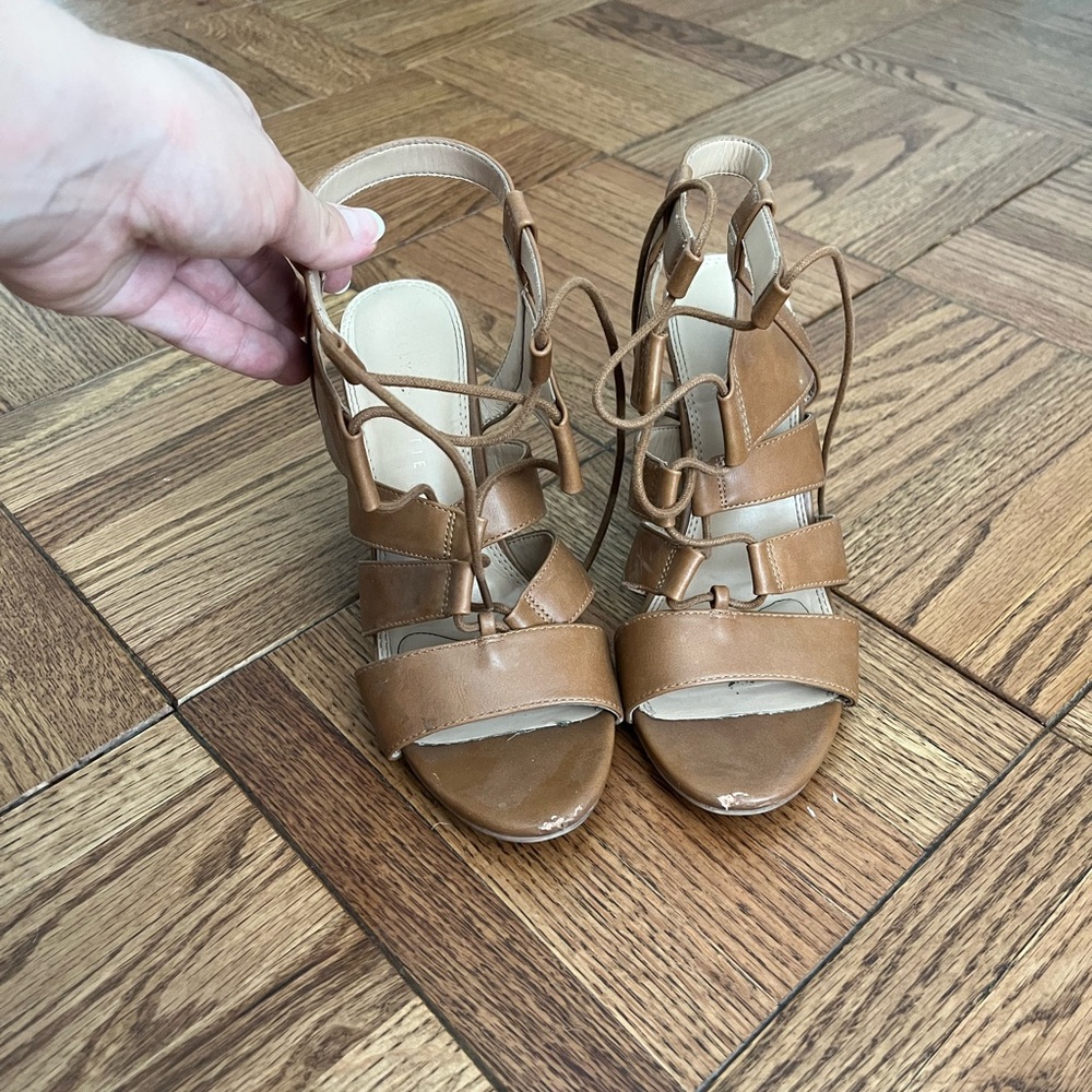Lace up heels